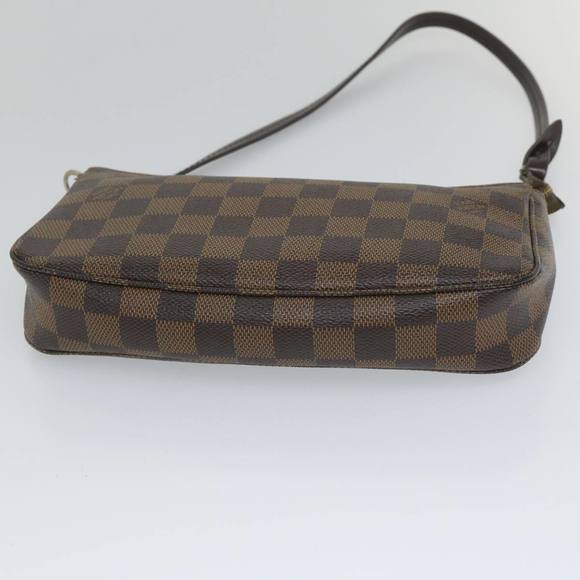 LOUIS VUITTON Damier Ebene Pochette Accessoires Pouch N41206 LV Auth 56891 - Picture 5 of 16